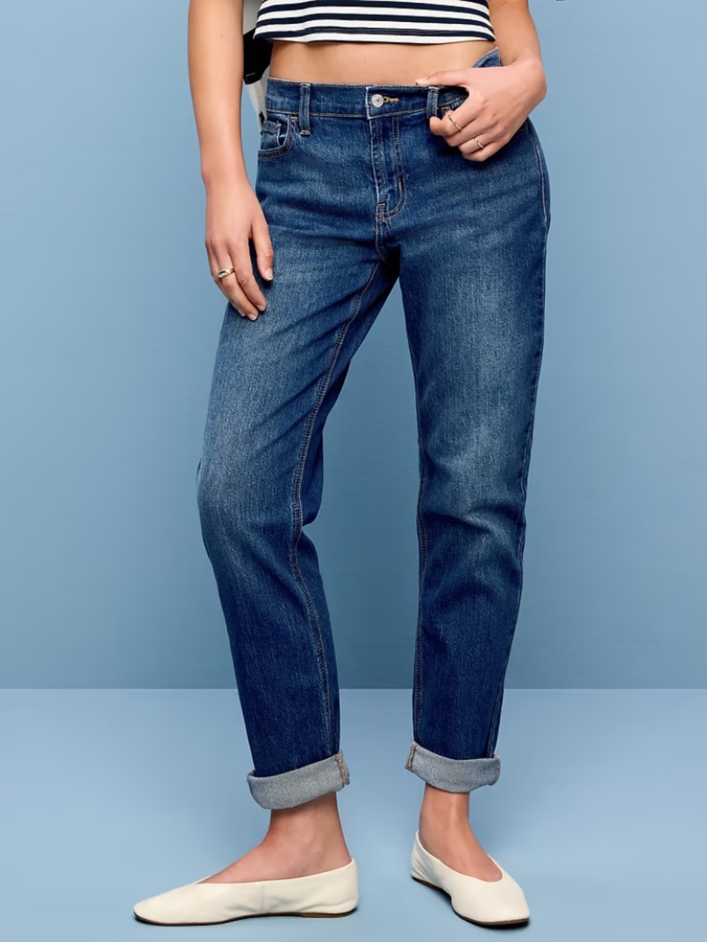 Old Navy Wow Mid-Rise Boyfriend jeans Petite